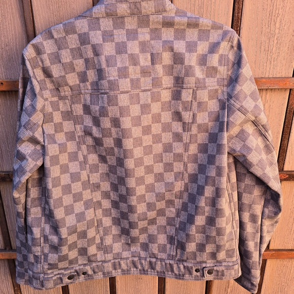 Levi's Black and Gray Checkered Men's Jacket - Picture 2 of 6